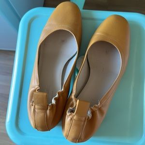 Everlane day heel in mustard